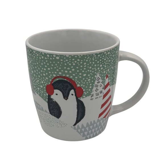 Starbucks Holiday Penguin Mug 12 Fl Oz  Ceramic Winter Design - Picture 1 of 4